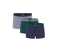 Emporio Armani Essential Logolabel 3-Pack Trunk Bañadores Ajustados para Hombre Hombre