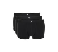 Emporio Armani Essential LOGOLABEL - Paquete de 3 Calzoncillos para Hombre, Color Negro, Talla XL, Negro, XL