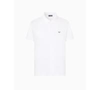 EMPORIO ARMANI Essential Polo Beachwear Camiseta, Blanco 380, M para Hombre