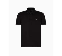 EMPORIO ARMANI Essential Polo Beachwear Camiseta, Negro Black Black 571, L para Hombre