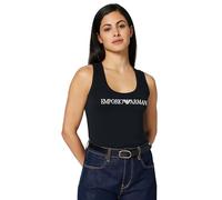 Emporio Armani Everyday Cotton Underwear Tank Camiseta, Negro, L para Mujer
