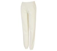 Emporio Armani Fuzzy Fleece Pants with Cuffs Pantalones Deportivos, Yogurt, M De Las Mujeres