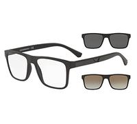 EMPORIO ARMANI Gafas de Sol EA 4115 Matte Black/Clear Black/Grey Clip-On 54/18/145 hombre