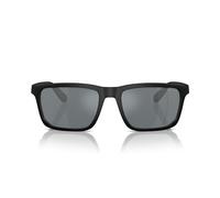 Emporio Armani Gafas de sol rectangulares Ea4219 para hombre, Negro, 57 mm