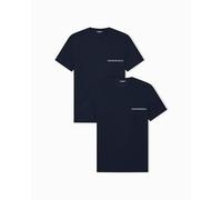 Emporio Armani Herren Core Logoband 2-Pack T-Shirt 2er-Pack T-Shirt mit Rundhalsausschnitt (2er Pack)