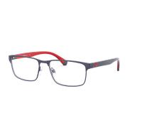Emporio Armani Hombre EA1105 3092 Monturas ópticas Metal Azul Transparente Cuadrada Normal