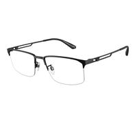 Emporio Armani Hombre EA1143 3001 Monturas ópticas Metal Negro Transparente Pillow Normal
