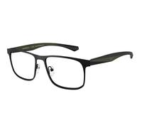 Emporio Armani Hombre EA1163 3001 Monturas ópticas Metal Negro Transparente Cuadrada Normal