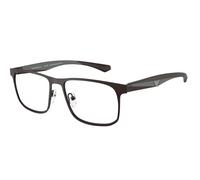 Emporio Armani Hombre EA1163 3390 Monturas ópticas Metal Marrón Transparente Cuadrada Normal