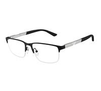 Emporio Armani Hombre EA1164 3001 Monturas ópticas Metal Negro Transparente Cuadrada Normal