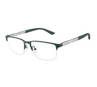 Emporio Armani Hombre EA1164 3017 Monturas ópticas Metal Verde Transparente Cuadrada Normal