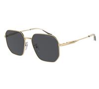 Emporio Armani Hombre EA2154D 301387 Gafas de sol Metal Oro Gris Piloto Normal