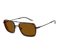 Emporio Armani Hombre EA2162 300163 Gafas de sol Metal Negro Bronce Cuadrada Normal
