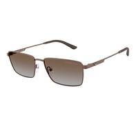 Emporio Armani Hombre EA2169 300689 Gafas de sol Metal Bronce Gris Cuadrada Normal Sombreado
