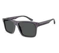 Emporio Armani Hombre EA4232 610687 Gafas de sol Acetato Gris Gris Cuadrada Normal