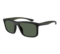 Emporio Armani Hombre EA4234U 500171 Gafas de sol Inyectado Negro Verde Cuadrada Normal