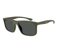 Emporio Armani Hombre EA4234U 618487 Gafas de sol Inyectado Verde Gris Cuadrada Normal