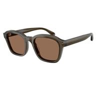 Emporio Armani Hombre EA4245U 624973 Gafas de sol Acetato Gris Marrón Geométrico Normal