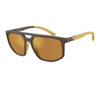 Emporio Armani Hombre EA4248U 62586H Gafas de sol Inyectado Marrón Marrón Piloto Reflejado