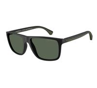 Emporio Armani Hombre Emporio Armani EA4033 500171 Gafas de sol Inyectado Negro Verde Cuadrada Normal