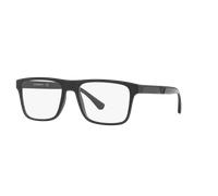 Emporio Armani Hombre Emporio Armani EA4115 58011W Gafas de sol Inyectado Negro Transparente Cuadrada Normal