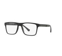 Emporio Armani Hombre Emporio Armani EA4115 58531W Gafas de sol Inyectado Negro Transparente Cuadrada Normal