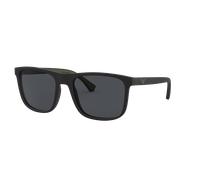 Emporio Armani Hombre Emporio Armani EA4129 504287 Gafas de sol Inyectado Negro Gris Cuadrada Normal