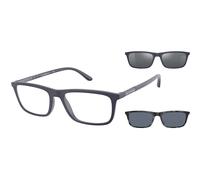 Emporio Armani Hombre Emporio Armani EA4160 50881W Gafas de sol Inyectado Azul Transparente Cuadrada Normal Clip-on