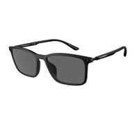 Emporio Armani Gafas de sol rectangulares Ea4223u de ajuste universal para hombre, Negro -, 56 mm