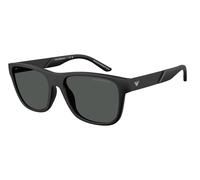 Emporio Armani Hombre Emporio Armani EA4243 5001T3 Gafas de sol Inyectado Negro Gris Cuadrada Normal