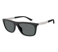 Emporio Armani Hombre Emporio Armani EA4272U 500181 Gafas de sol Inyectado Negro Gris Pillow Polarizado