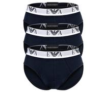 Emporio Armani Hombre Slip, 3er Paquete - Bold Monogram, Briefs, Stretch Cotton