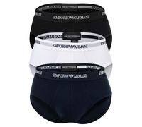 Emporio Armani Hombre Slip, 3er Paquete - Core Logoband, Briefs, Stretch Algodón