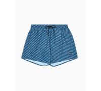 Emporio Armani Hombre Small Eagle Mid Boxer Azul XL, Capt.Blue/Arman.Blue, XL
