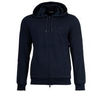 Emporio Armani Hombre Sudadera con Capucha - Básico Terry,Cremallera,Cotton-Mix