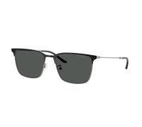 Emporio Armani Hombre Sunglass EA2164D - Color del Marco: Bronce de cañón mate / Negro, Color de la Lente: Gris Oscuro