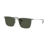 Emporio Armani Hombre Sunglass EA2164D - Color del Marco: Gunmetal Mate, Color de la Lente: Polarizadas verde oscuro