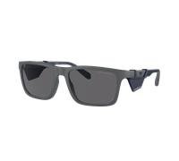 Emporio Armani Hombre Sunglass EA4219 - Color del Marco: Gris Oscuro Mate, Color de la Lente: Polar Gris