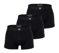 Emporio Armani Hombre Trunks, 3er Paquete - Essential Logolabel,Shorts,Stretch