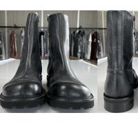 Emporio Armani Hombres Vintage Worn Efecto biker boots Botas Zapatos Nueva