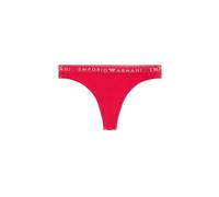 Emporio Armani Iconic Logoband 2-Pack Brasilian, Medio resbalón De Las Mujeres, Rosso LACCA,