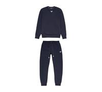 Emporio Armani Iconic Terry Loungewear Tracksuit Chandal, Marine, M de los Hombres