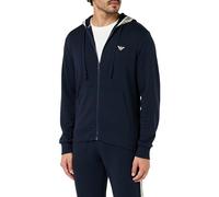 Emporio Armani Iconic Terry Sweater Hombre, Azul (Marine), XL