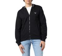 Emporio Armani Iconic Terry Sweater Hombre, Negro (Black), XL