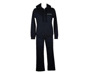 Emporio Armani Interlock Lounge Zip Tracksuit Sweatshirt, Azul Marino, XL para Mujer