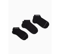 Emporio Armani Logo 3-Pack Socks Inside Paquete de 3 Calcetines, Negro, L para Hombre