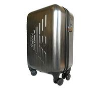 Emporio Armani Maleta con 4 Ruedas Antracita 56 cm