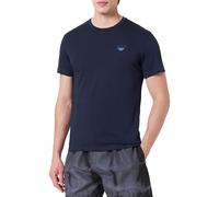 EMPORIO ARMANI Man Essential - Camiseta de Cuello Redondo, Color Azul, Talla M, Armani BLU, M