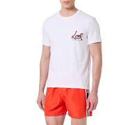 EMPORIO ARMANI S/Sleeve T-Shirt Camiseta, Blanco, L para Hombre