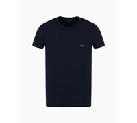 EMPORIO ARMANI Man Shiny Logoband - Camiseta de Manga S, Color Azul, Talla M, Armani BLU, M
